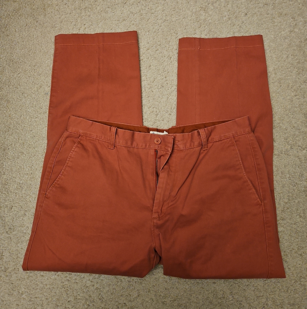 J. Crew Men's Chinos | Rust Orange | 34W × 27L